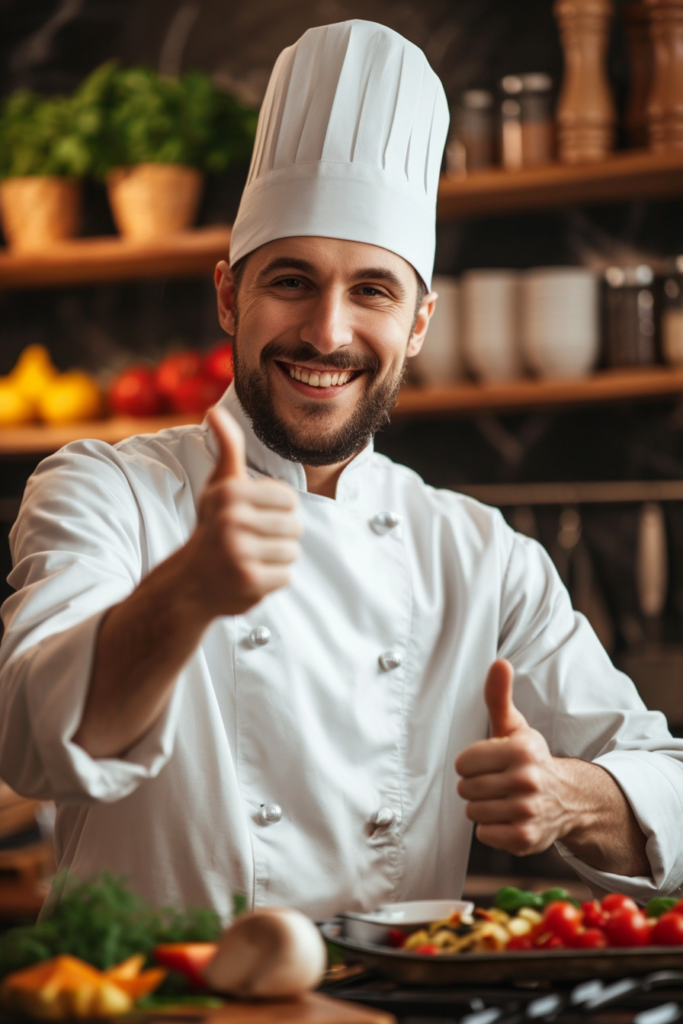 This image has an empty alt attribute; its file name is ib_diaz_Handsome_brutal_male_chef_shows_a_thumbs_up_-ar_23_-v_7153524f-bbf9-49a7-afae-8a26c7eebd61.png